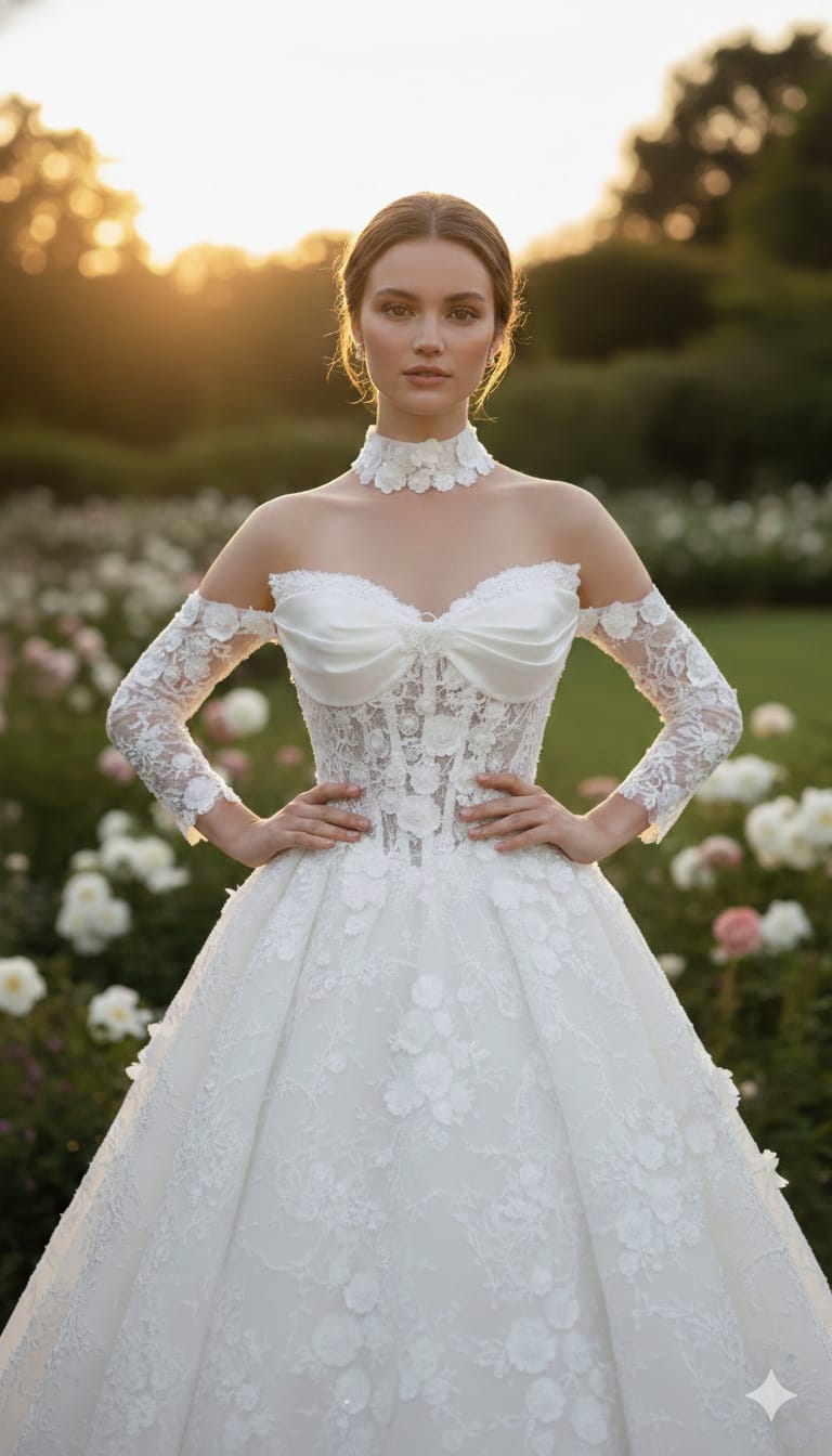 امينه ازمير  ببدلات ابيض